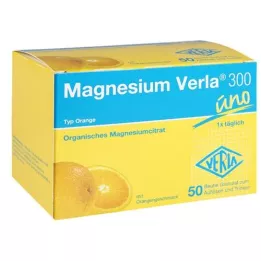 MAGNESIUM VERLA 300 orange granules, 50 pcs