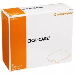 CICA CARE 12x15 cm thin silicone gel plate for scar treatment, 10 pieces