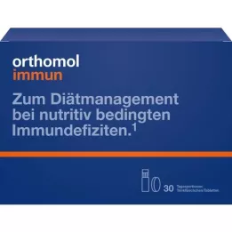 ORTHOMOL Immune drinking bottles/Tabl.kombipack., 30 pcs