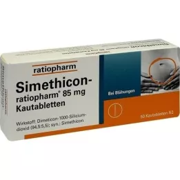 Simethicon-ratiopharm 85 mg Tabletki do żucia, 50 szt