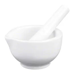 Mortar porcelain white, 1 pc