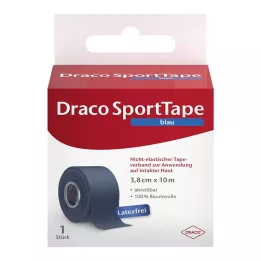 DRACO TAPEVERBAND 3.8 cmx10 m blue, 1 piece
