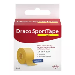 DRACO TAPEVERBAND 3.8 cmx10 m yellow, 1 pc
