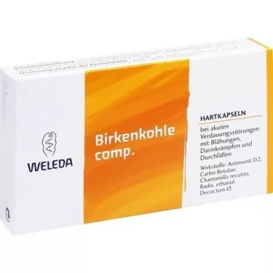 BIRKENKOHLE Comp.Hart capsules, 20 pcs