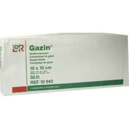 GAZIN Gauze comp. 10x10 cm non-sterile 32-fold operation, 50 pcs
