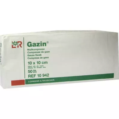 GAZIN Gauze comp. 10x10 cm non-sterile 32-fold operation, 50 pcs GAZIN Gauze comp. 10x10 cm non-sterile 32-fold operation, 50 pcs