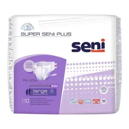 SUPER SENI Plus incontinence pants night f.e.gr.3 l, 10 pcs