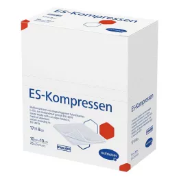 ES-KOMPRESSEN sterile 10x10 cm 8-fold, 25X2 pcs