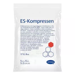 ES-KOMPRESSEN sterile 5x5 cm 8-fold, 5X2 pcs