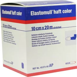 ELASTOMULL haft color 10 cmx20 m fixing tape blue, 1 piece