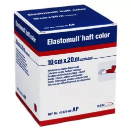 ELASTOMULL haft color 10 cmx20 m fixative red, 1 piece