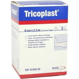 TRICOPLAST Paving bandage 8 cmx2.5 m 2308, 1 pcs
