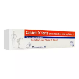 CALCIVIT D forte effervescent tablets, 20 pcs