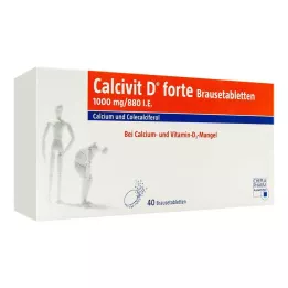 CALCIVIT D forte effervescent tablets, 40 pcs