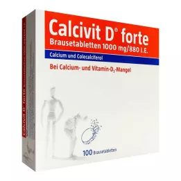 CALCIVIT D forte effervescent tablets, 100 pcs