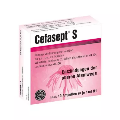 CEFASEPT S Injection solution, 10 pcs CEFASEPT S Injection solution, 10 pcs