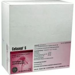 CEFASEPT S injection solution, 100 pcs