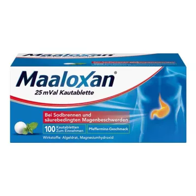 MAALOXAN 25 mVal chewable tablets, 100 pcs