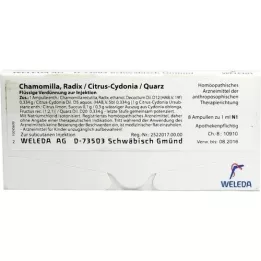 CHAMOMILLA RADIX Citrus cydonia/quartz ampoules, 8x1 ml