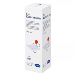 ES-KOMPRESSEN Unsteril 5x5 cm 12 times, 100 pcs