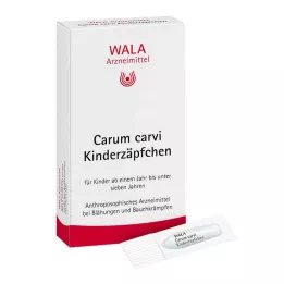 CARUM CARVI Childrens suppositories, 10X1 g
