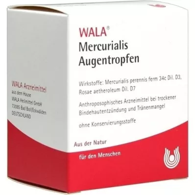 MERCURIALIS eye drops, 30x0.5 ml