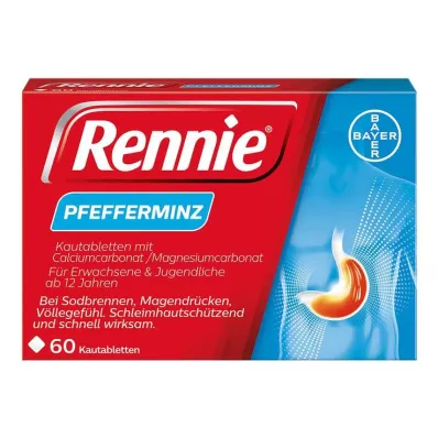 RENNIE Chewable tablets, 60 pcs RENNIE Chewable tablets, 60 pcs