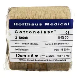 KURZZUGBINDE Cottonelast 10 cmx5 m, 2 pieces