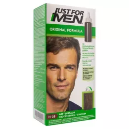 JUST for men tinting shampoo medium brown, 60 ml