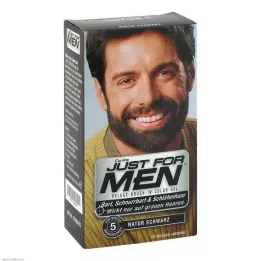 Just for men Brush-in Color Gel Black, 28.4 ml