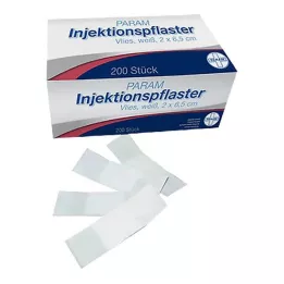 INJEKTIONSPFLASTER 2x6.5 cm Vlies white, 200 pcs