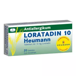 LORATADIN 10 Heumann tablets, 20 pcs