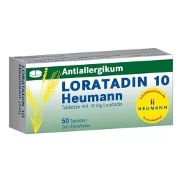 LORATADIN 10 Heumann tablets, 50 pcs