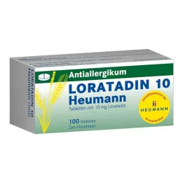 LORATADIN 10 Heumann tablets, 100 pcs