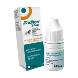 ZADITEN ophtha 0.25 mg/ml eye drops, 1X5 ml