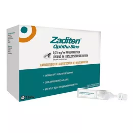 ZADITEN ophtha sine 0.25 mg/ml eye drops single dose, 50 pcs