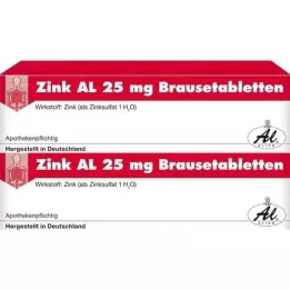 ZINK AL 25 mg effervescent tablets, 40 pcs