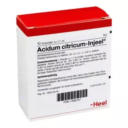 ACIDUM CITRICUM INJEEL ampoules, 10 pcs