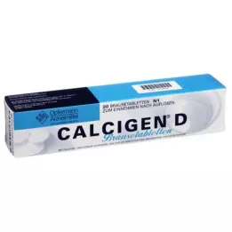 CALCIGEN D 600 mg/400 IU effervescent tablets, 20 pcs