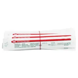 Cotton swabs wood 15 cm small head sterile, 50x2 pieces
