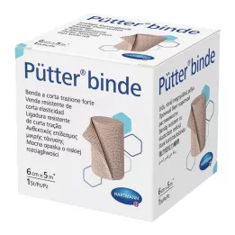 PÜTTER Bandage 6 cmx5 m, 1 piece