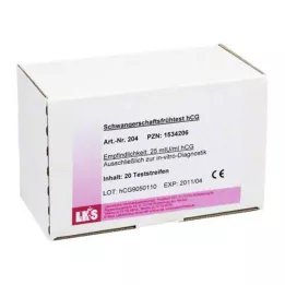 SCHWANGERSCHAFTS-FRÜHTEST hCG test strips urine, 20 pcs