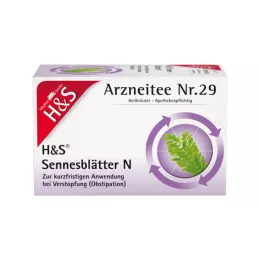 H&amp;S Senna leaves N Filter bags, 20X1.0 g