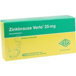 ZINKBRAUSE Verla 25 mg Brausetabletten, 40 St