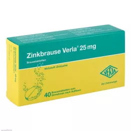 ZINKBRAUSE Verla 25 mg effervescent tablets, 40 pcs