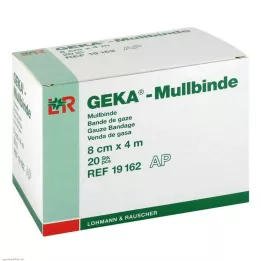 MULLBINDEN GEKA 8 cmx4 m, 20 pcs