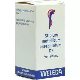 STIBIUM METALLICUM PRAEPARATUM D 6 Trituration, 20 g