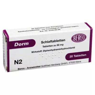 DORM Tablets, 20 pcs DORM Tablets, 20 pcs