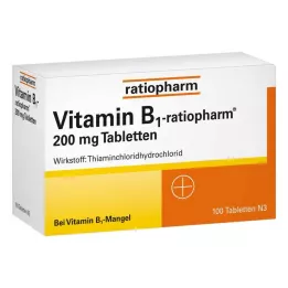 VITAMIN B1-RATIOPHARM 200 mg tablets, 100 pcs
