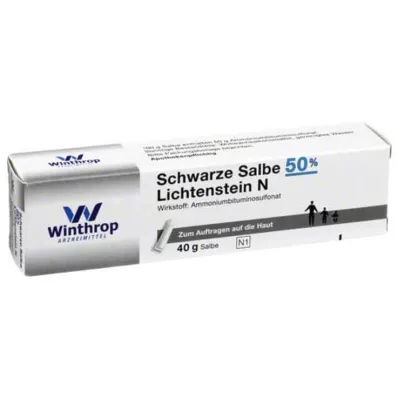 SCHWARZE SALBE 50% Lichtenstein N, 40 g SCHWARZE SALBE 50% Lichtenstein N, 40 g